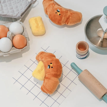 Pet Croissant Plush Toy