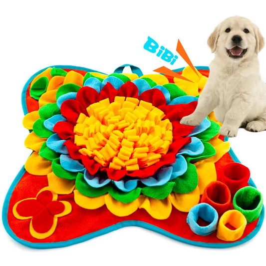 Dog Sunflower Snuffle Mat